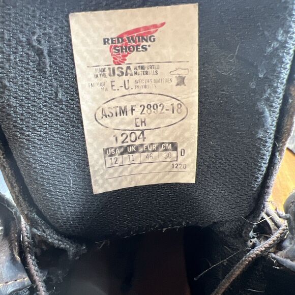 Red Wing Men’s Size 12 1204 Dynaforce 6” Leather Waterproof Soft Toe Boots main image 4